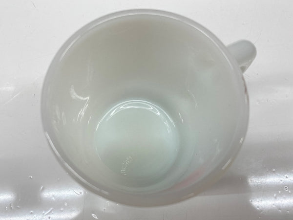 ファイアーキング Fire-King 60s 70s Good Morning Mug グッド モーニング マグ マクドナルド USA製 耐熱 マグカップ 白 その他 総柄 ホワイト 104Z-17