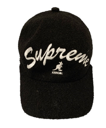 シュプリーム SUPREME × Kangol Bermuda Spacecap 21SS カンゴール バミューダ 黒 H136SS21 帽子 メンズ帽子 キャップ ロゴ ブラック Mサイズ 101hat-83