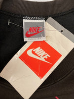 ナイキ NIKE 90s CREWNECK SWEATSHIRT クルーネック スウェット デッドストック USA製 トレーナー プリント AJ 茶 660045 スウェット ロゴ ブラウン Lサイズ 104MT-1702