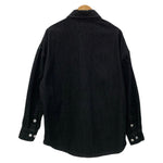 フェンチェンワン Feng Chen Wang 24SS RAW EDGE PATCHWORK DENIM SHIRT JACKET FUS17JK34 ジャケット ブラック Mサイズ 201MT-4680