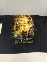 ヴィンテージ vintage 90's 90年代 STAR WARS EPISODE 1 THE PHANTOM MENACE  ©1999 スターウォーズ エピソード1 - Tシャツ ブラック フリーサイズ 101MT-3794