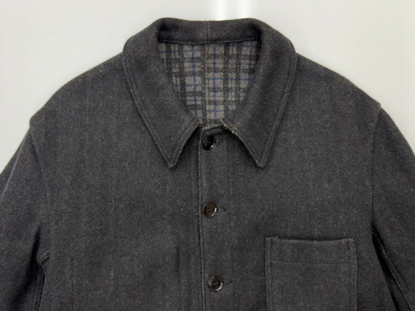 ヴィンテージ vintage 40s 50s Pascal BEAUFORT French Wool Farmers フレンチ ユーロ ファーマーズジャケット  サイズ 48 ジャケット 無地 グレー 104MT-1669