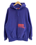 シュプリーム SUPREME COMME des GARCONS コム デ ギャルソン JUNYA WATANABE  col Royal ロイヤル フーディ パーカー ロゴ  パーカ パープル Lサイズ 101MT-3973