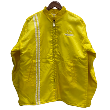 【曜日割引対象外】 ヴィンテージ vintage 60's 70's PEANUTS スヌーピー 刺繍 レーシングジャケット ジャケット イエロー 201MT-4862 VB