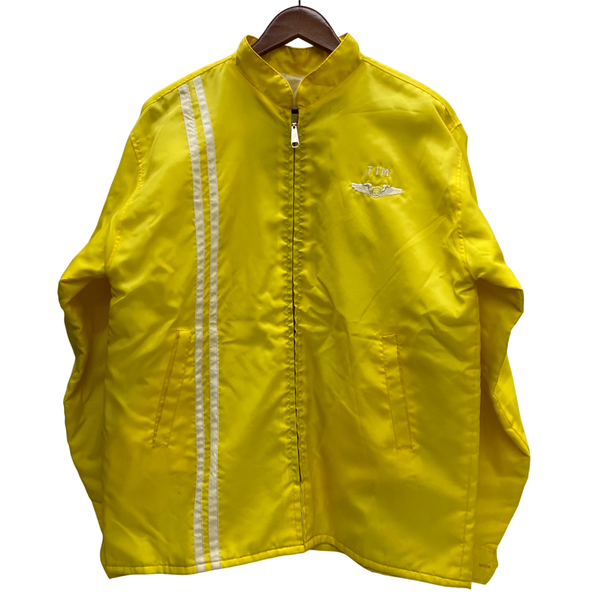 【曜日割引対象外】 ヴィンテージ vintage 60's 70's PEANUTS スヌーピー 刺繍 レーシングジャケット ジャケット イエロー 201MT-4862 VB