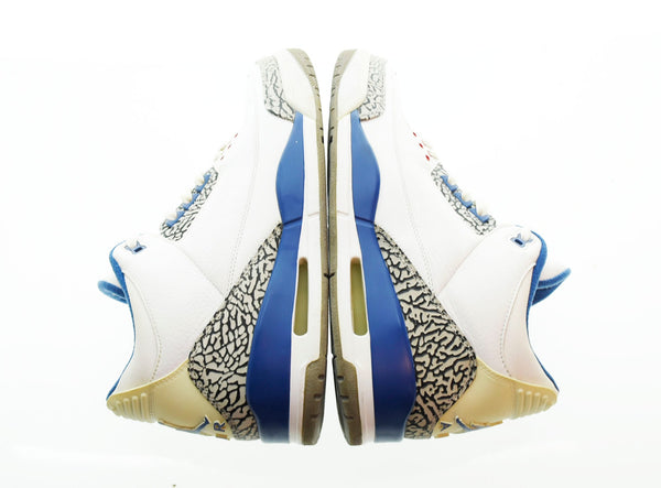 ナイキ NIKE 2011年製 Air Jordan 3 Retro True Blue エアジョーダン3 レトロ トゥルー ブルー 136064-104 メンズ靴 スニーカー ホワイト 30cm 103S-688