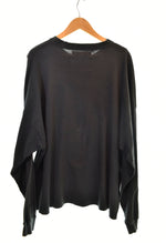 ダイリク DAIRIKU 22AW ロゴ 刺繍 長袖Tシャツ 黒 22AWｃ-5 ロンT ブラック フリーサイズ 103MT-1723