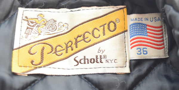ショット SCHOTT Perfecto 90's ダブルライダース レザー ジャケット パーフェクト 36 ジャケット ブラック 103MT-3542
