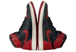 ナイキ NIKE 16年製 AIR JORDAN 1 RETRO HIGH OG BRED エア ジョーダン レトロ ハイ ブレッド AJ1 赤 黒 555088-001 メンズ靴 スニーカー ブラック 27cm 104S-713