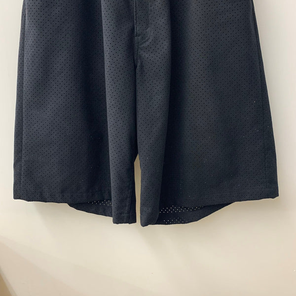 クーティープロダクションズ COOTIE PRODUCTIONS Punching Faux Suede Easy Shorts ハーフパンツ ブラック Lサイズ 201MB-1073