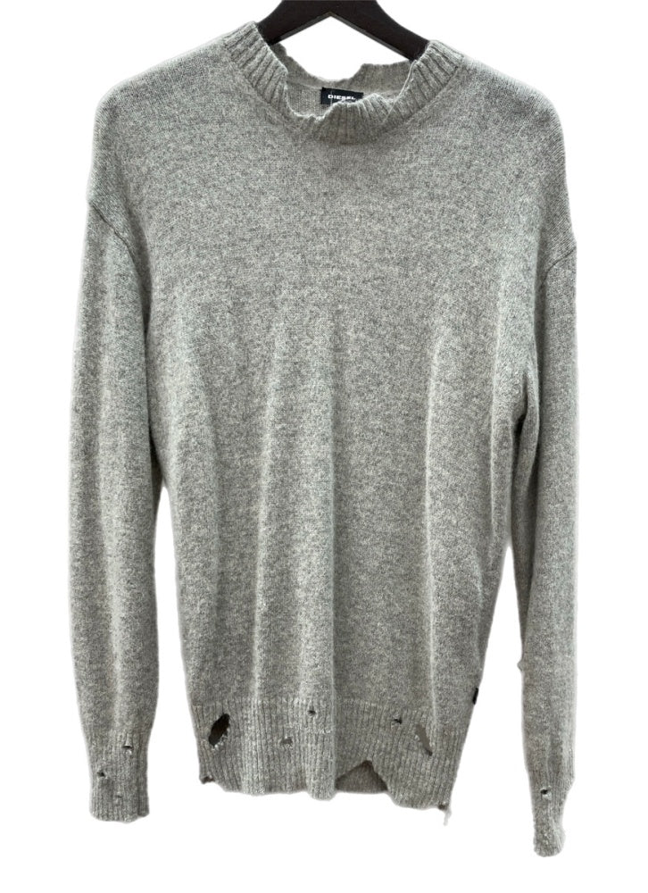 ディーゼル DIESEL アルパカ混 ダメージニット DAMAGE KNIT SWEATER