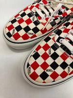 ヴァンズ VANS ヴィンテージ Vintage 移行期 オーセンティック AUTHENTIC  赤 黒 白 メンズ靴 スニーカー ホワイト USA10 101-shoes1801