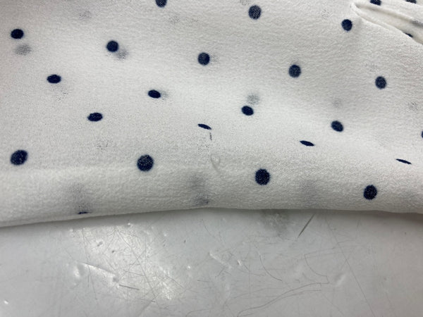 ボーダーズアットバルコニー BORDERS at BALCONY シャツワンピース シフォン シースルー ティアード ONE-PIECE ドット ボーダー 切替 ドレス DRESS WHITE 白 BD2111-3E-13 ワンピース 総柄 ホワイト SIZE36 104LT-111