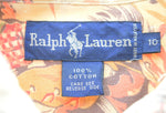 ラルフローレン RalphLauren 90s 総柄シャツ ロデオ柄 カウボーイ柄 猫目ボタン 10 長袖シャツ マルチカラー 103MT-2598