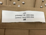 エイチアンドエム H&M × ロク rokh コラボ Wool-Blend Studded Skirt ウール ブレンド スタッズ プリーツ Y2K パンク BEIGE SIZE36 スカート 総柄 ベージュ 104LB-49