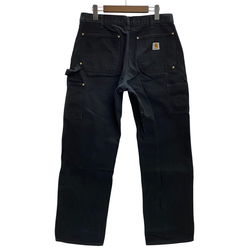 【曜日割引対象外】 カーハート Carhartt  ダブルニー ペインターパンツ USA製 W33 カーゴパンツ ブラック 201MB-1143 VB