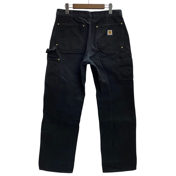 【曜日割引対象外】 カーハート Carhartt  ダブルニー ペインターパンツ USA製 W33 カーゴパンツ ブラック 201MB-1143 VB