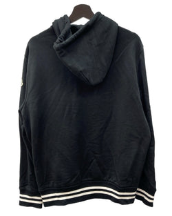 モンクレール MONCLER 22AW ZIP UP CARDIGAN ジップアップ カーディガン フーディ パーカー ロゴ ワッペン 黒 H20918G00048 809KR パーカ ワンポイント ブラック Mサイズ 104MT-2320