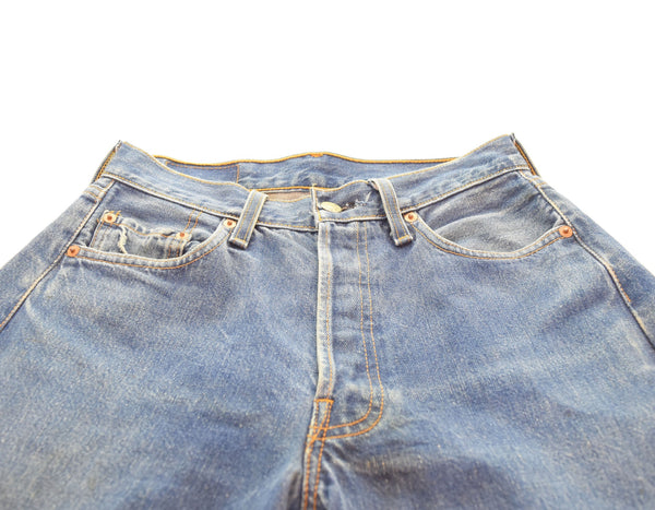 リーバイス LEVI'S 90s 501 バレンシア製 赤耳 ビッグE 90's デニム ブルー 30/36 103MB-513