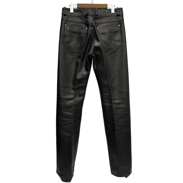 【曜日割引対象外】 ハーレーダビッドソン HARLEY-DAVIDSON レザーパンツ 牛革 98146 ボトムスその他 ブラック 32サイズ 201MB-1002 VB