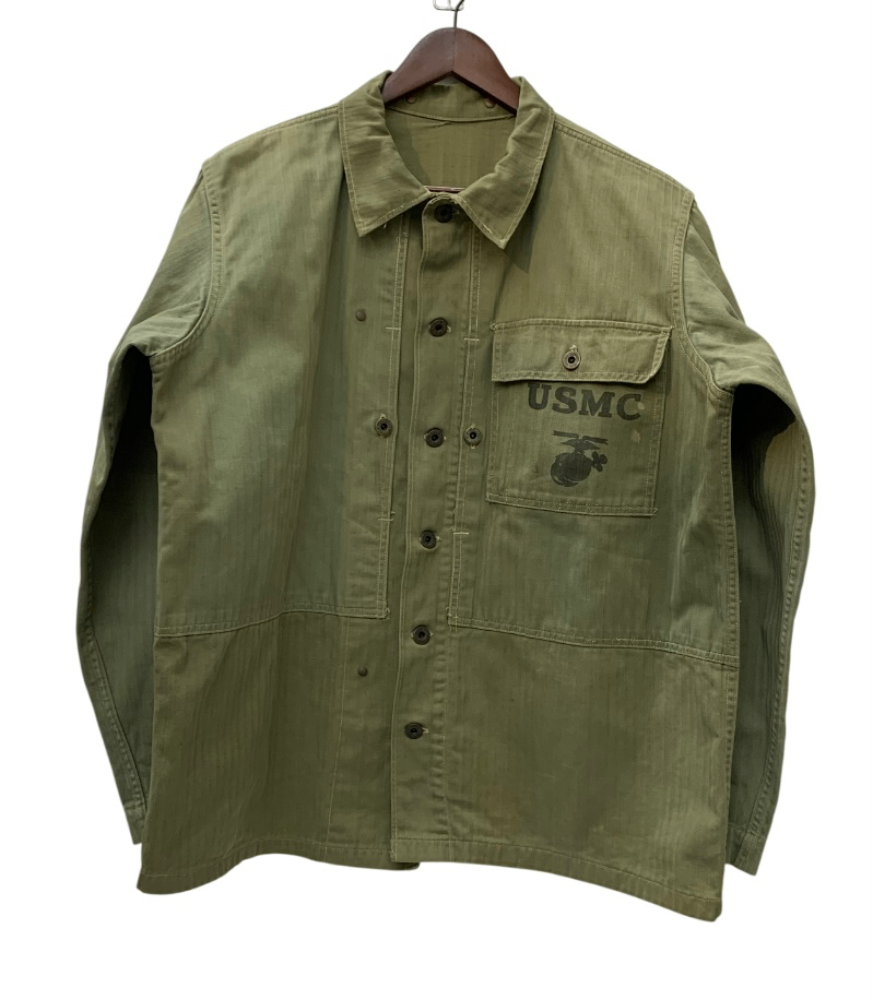 曜日割引対象外】 ユーエスエムシー USMC 40s P-44 HBT JACKET 曜日割引対象外】 ユーエスエムシー USMC 40s P-44 HBT JACKET