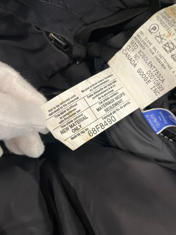 カナダグース CANADA GOOSE JASPER PARKA ジャスパー パーカ 68F8490 XS ジャケット ブラック 101MT-5098