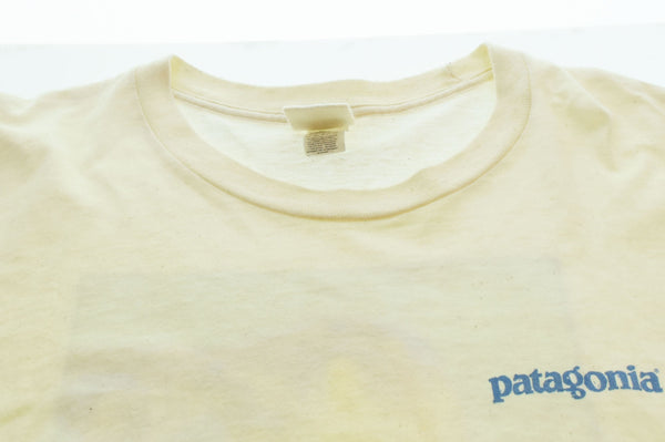 パタゴニア PATAGONIA 90s 90's USA製 Yosemite ヨセミテ 吉田博 前期 初期タグ ボックスシルエット オーガニックコットン XL Tシャツ ホワイト 103MT-2758