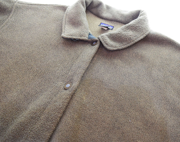 パタゴニア PATAGONIA 90s USA製 SYNCHILLA SHERING COAT シンチラシャーリングコート ジャケット カーキ Lサイズ 103MT-2755