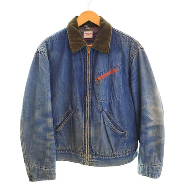 ヴィンテージ Vintage 50年代 60年代 Anvil Brand アンビル ブランド デニム ワーク ジャケット TALON CONMAR  50s 60s 50's 60's  ジャケット ブルー 103MT-2172