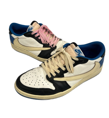 ジョーダン JORDAN NIKE Air Jordan 1 Low OG SP×Travis Scott×Fragment Military Blue トラヴィススコット × フラグメント DM7866-140 メンズ靴 スニーカー ブルー 29cm 101sh-2373