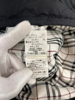 バーバリー Burberry BLACK LABEL ブラックレーベル シルバーフォックスファー ダウンジャケット 黒  BMP03-730-09 ジャケット ブラック Mサイズ 101MT-4980