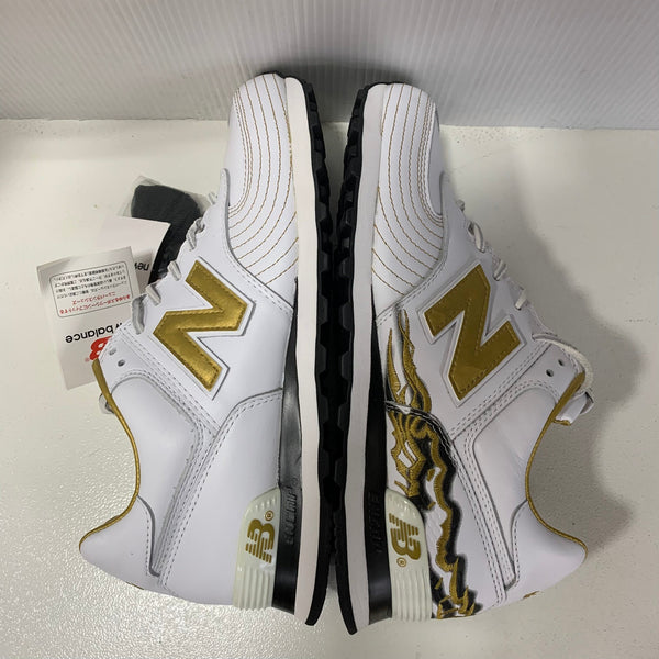 ニューバランス new balance 観賞用 新平衡 ドラゴン M574J LEW メンズ靴 スニーカー ホワイト 27.5cmサイズ 201-shoes1595