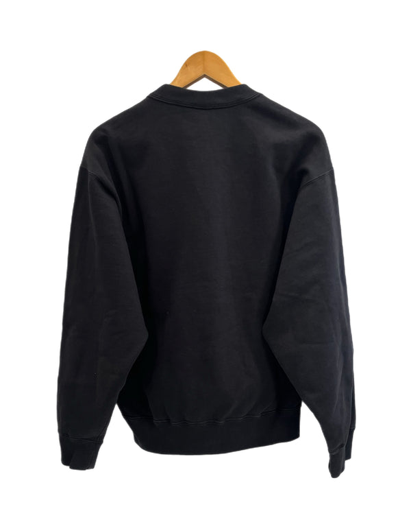 ナイキ NIKE ×STUSSY ステューシー Washed NRG Fleece Crewneck ウォッシュド フリーフ クルーネック トレーナー 裏起毛 黒 DO5310-010 XS スウェット ブラック 101MT-5136