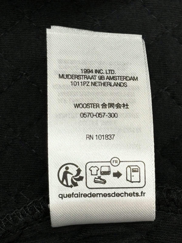 シュプリーム SUPREME 23SS Micro Quilted Hooded Sweatshirt マイクロ キルテッド フーディー スウェット パーカー 黒 パーカ ロゴ ブラック XLサイズ 104MT-1097