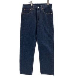 リーバイス Levi's 90's 90年代 赤文字501 脇割り 濃紺 ボタン裏552刻印 MADE IN USA アメリカ製 VINTAGE ヴィンテージ デニム ブルー W34L36 101MB-756