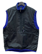 パタゴニア Patagonia PUFFBALL VEST パフボール ベスト ハーフジップ アウトドア 青 黒 ベスト ロゴ ブラック Sサイズ 104MT-2198