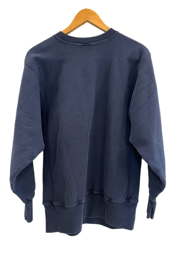 チャンピオン Champion 90s～ ヴィンテージ vintage 刺繍タグ リバースウィーブ REVERSE WEAVE カレッジロゴ USA製 アメリカ製 スウェット ネイビー Lサイズ 101MT-4475