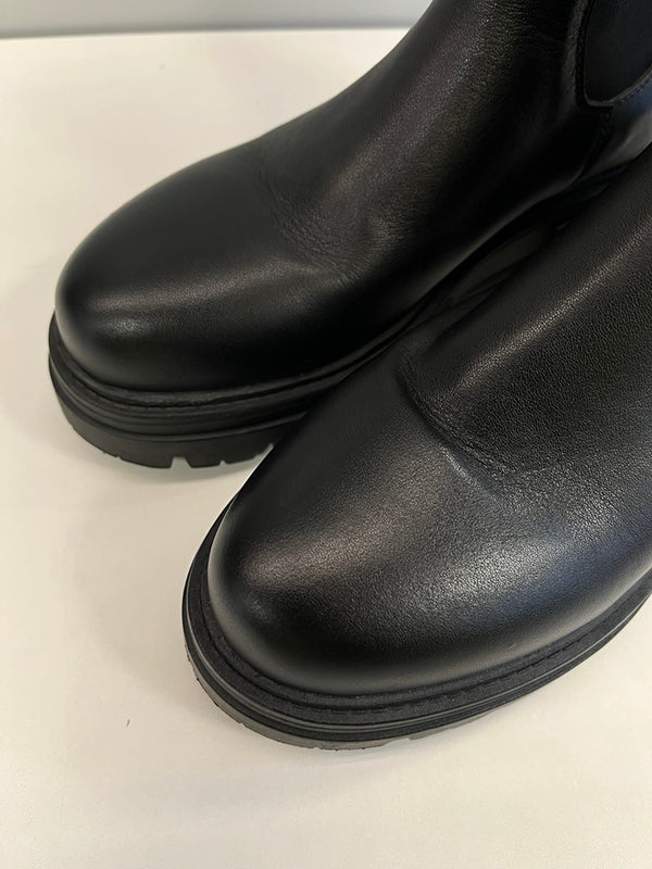 レメ remme チェルシーブーツ サイドゴアブーツ 黒 レディース靴 ブーツ サイドゴア ブラック サイズ38 101sh-2334