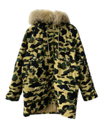 アベイシングエイプ A BATHING APE N-3B フライトジャケット  エイプカモ ジャケット マルチカラー Sサイズ 201MT-2786