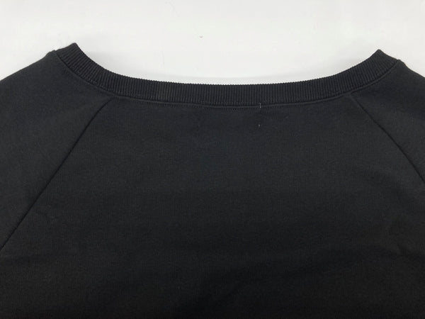 ロゼミューズ Rosé Muse lace garter sweat set レース ガーター スウェット セット クロップド丈 フレアパンツ スウェットパンツ ロゴ 刺繍 BLACK 黒 RM224CS1201 セットアップ ワンポイント ブラック 104LT-232