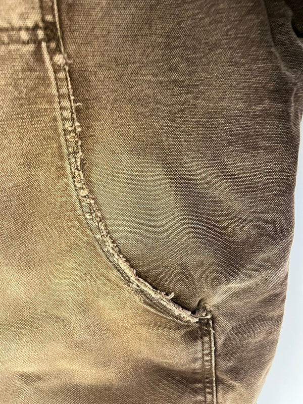 カーハート Carhartt FRライン フレームレジスタント トラディショナルコート ダックワークジャケット 茶 ボロ C26 DKB 2XL ジャケット ブラウン 3Lサイズ 101MT-4679