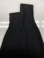 ラルフローレン RalphLauren POLO SPORT 90s USA LOGO COTTON KNIT ロゴ コットン ニット セーター 厚手 長袖 黒 セーター 刺繍 ブラック XLサイズ 104MT-1748