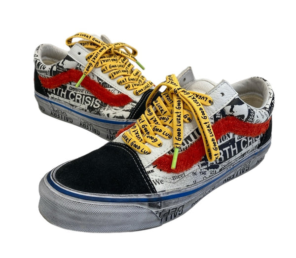 ヴァンズ VANS GALLERY DEPT. × Vault by VANS OG OLD SKOOL LX オールドスクール ギャラリーデプト  メンズ靴 スニーカー ホワイト 27cm 101sh-1912