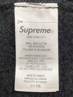 シュプリーム SUPREME 24FW S Logo Zip Up Hooded Sweatshirt Sロゴ ジップアップ フーディ 黒 パーカ ロゴ ブラック XLサイズ 104MT-1731