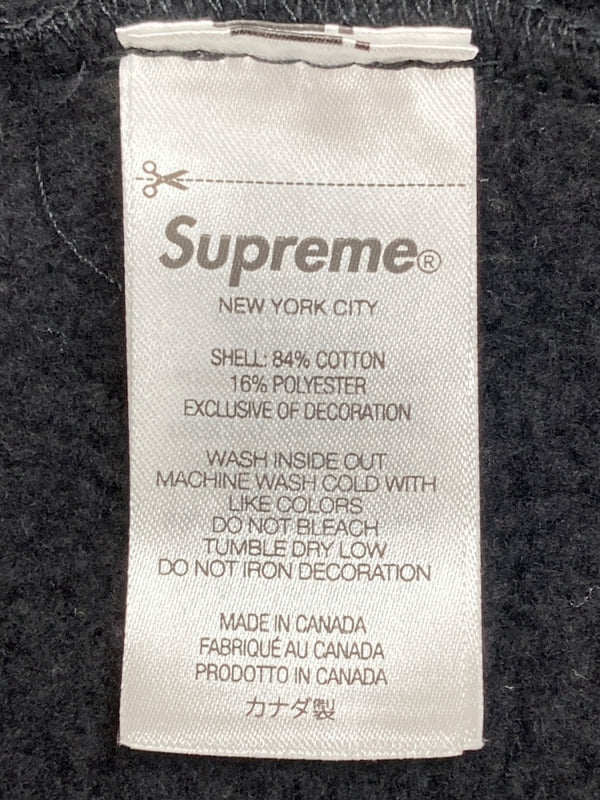 シュプリーム SUPREME 24FW S Logo Zip Up Hooded Sweatshirt Sロゴ ジップアップ フーディ 黒 パーカ ロゴ ブラック XLサイズ 104MT-1731