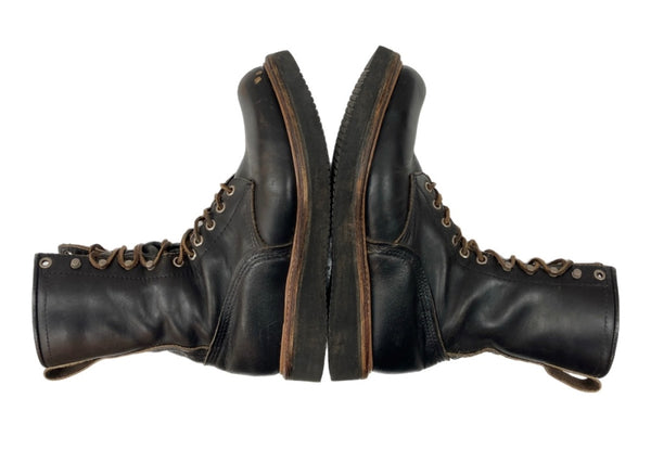 レッドウィング RED WING LOGGER BOOTS ロガー ブーツ 茶芯 レースアップ ワーク ロング バイカー シューズ 黒 メンズ靴 ブーツ その他 ブラック サイズ 8 1/2D 104S-1002