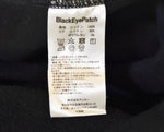 ブラックアイパッチ  BlackEyePatch 取扱注意 ロゴ 刺繍 パーカー 黒 パーカ 刺繍 ブラック LLサイズ 103MT-476