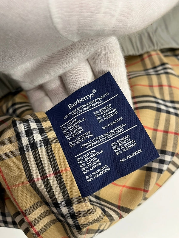 バーバリー Burberry 90s 90's 90年代 Burberrys' バーバリーズ スウィングトップ ジャケット ヴィンテージ 裏地ノバチェック 灰色 ジャケット グレー 101MT-5284