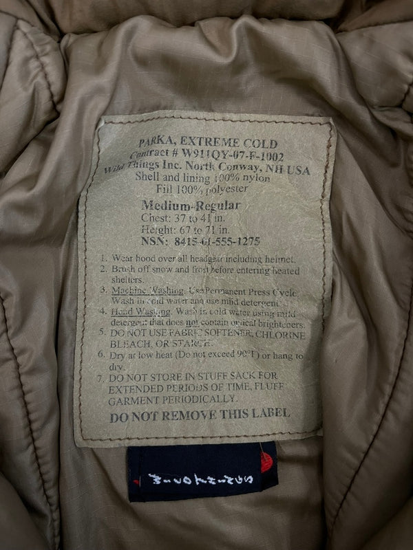 ミリタリー military ワイルドシングス WILDTHINGS ECWCS GEN Ⅲ level7 パーカー ナイロン パフジャケット 8415-01-538-1325 Medium/Regular ジャケット カーキ Mサイズ 101MT-4080