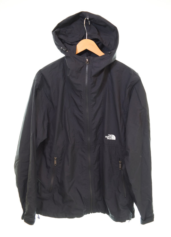 ノースフェース THE NORTH FACE  COMPACT JACKETコンパクトジャケット ウインドブレーカー マウンテンパーカー アウトドア キャンプ  NP72230 ジャケット ブラック Lサイズ 103MT-3066